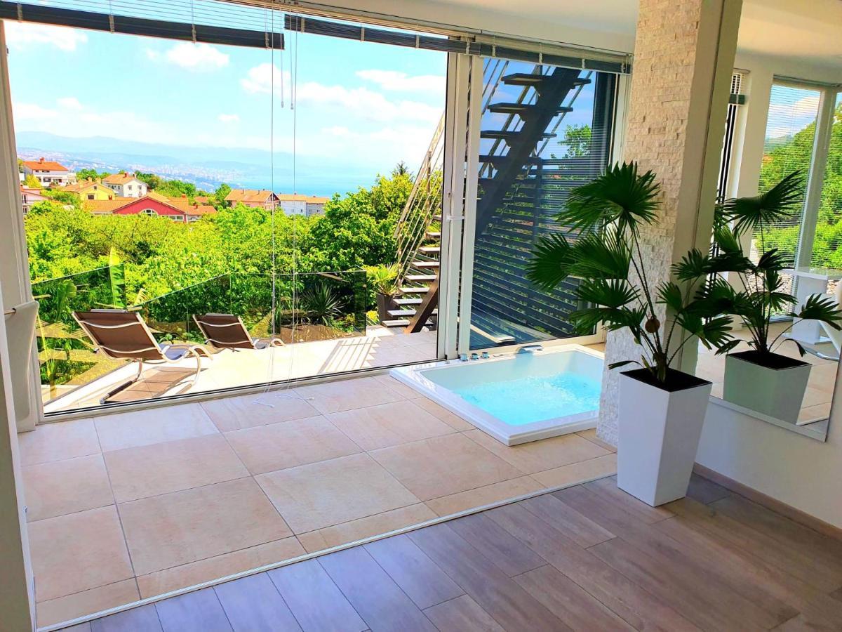 Penthouse Jacuzzi & Pool Apartmants Opatija Zewnętrze zdjęcie