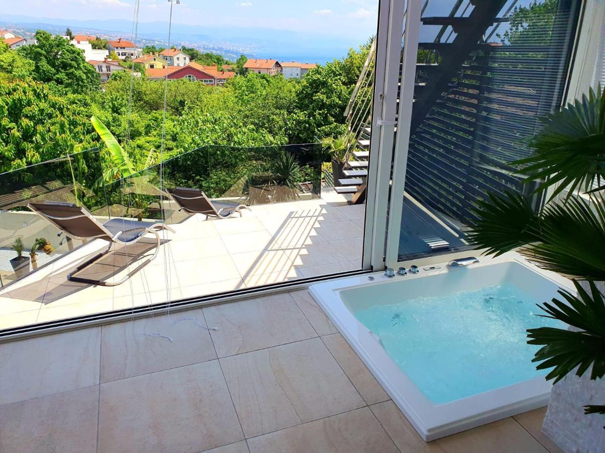 Penthouse Jacuzzi & Pool Apartmants Opatija Zewnętrze zdjęcie